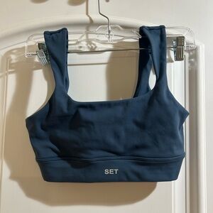 SET Active Deep Blue Sports Bra